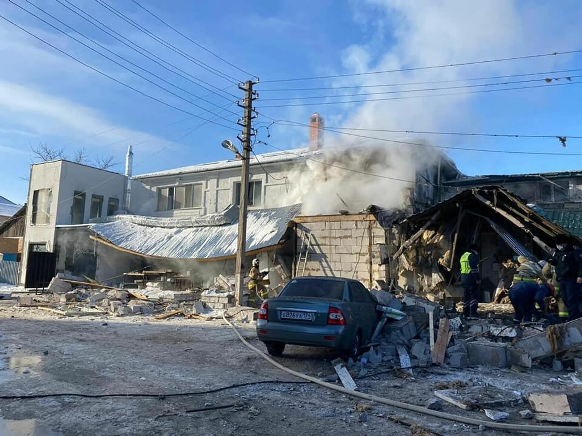 Взрыв газового баллона в доме в Казахстане. Взрыв дома в Туркменабаде.