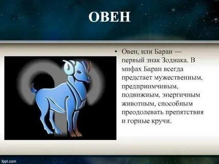 Овен какие имена