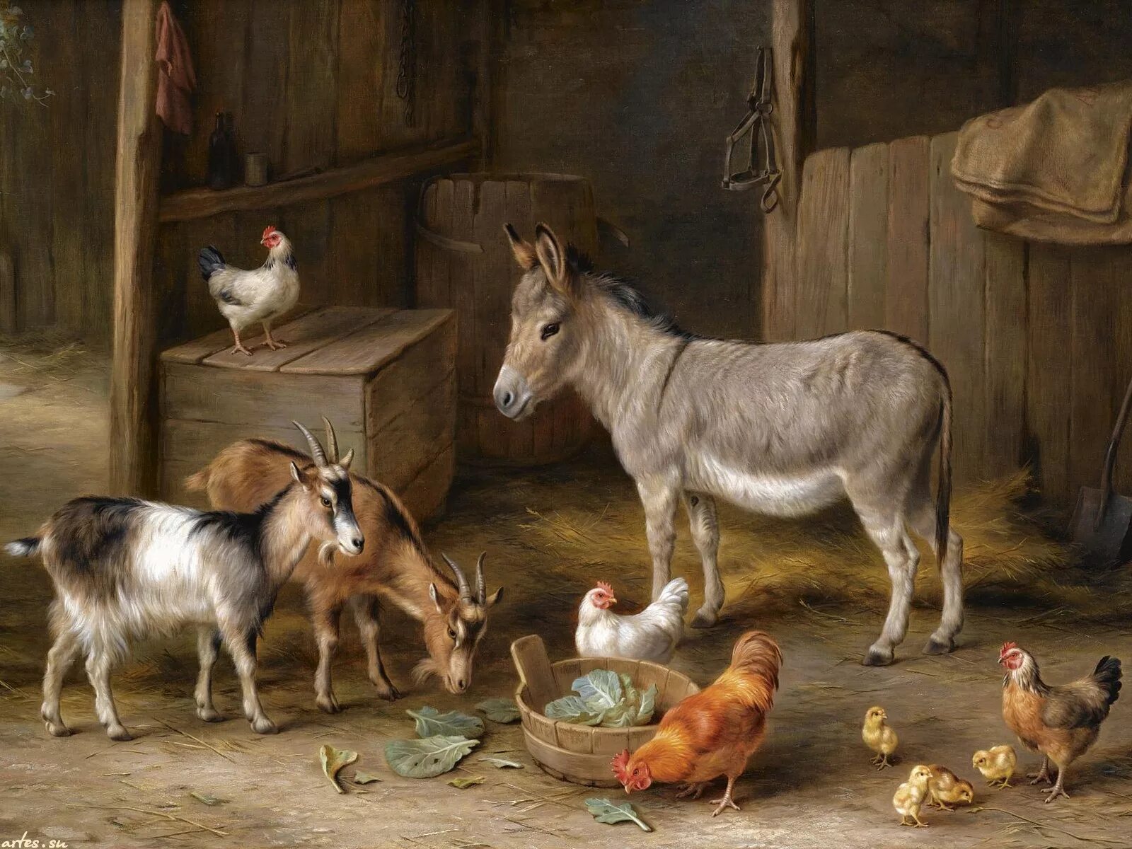 эдгар хант картина скотный двор. эдгар хант (edgar hunt)(1876—1955). эдгар хант картины корова. пауль де вос картины. Walter hunt (british, 1861-1941).