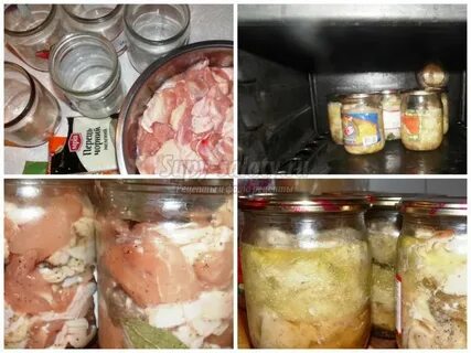 Рецепт как сделать тушенку из курицы