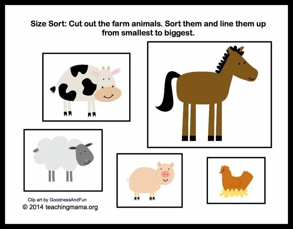 Big small animals. Бумажные животные фермы. Farm animals Worksheets. Farm animals Worksheets for children. Big and small animals.