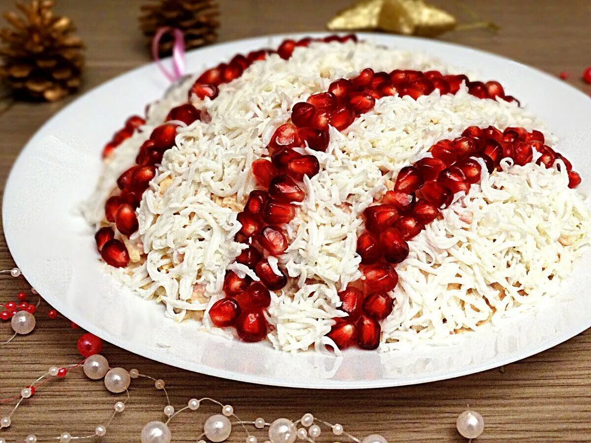 Гранатовый салат рецепт с курицей фото Салат с гранатом и курицей рецепт
