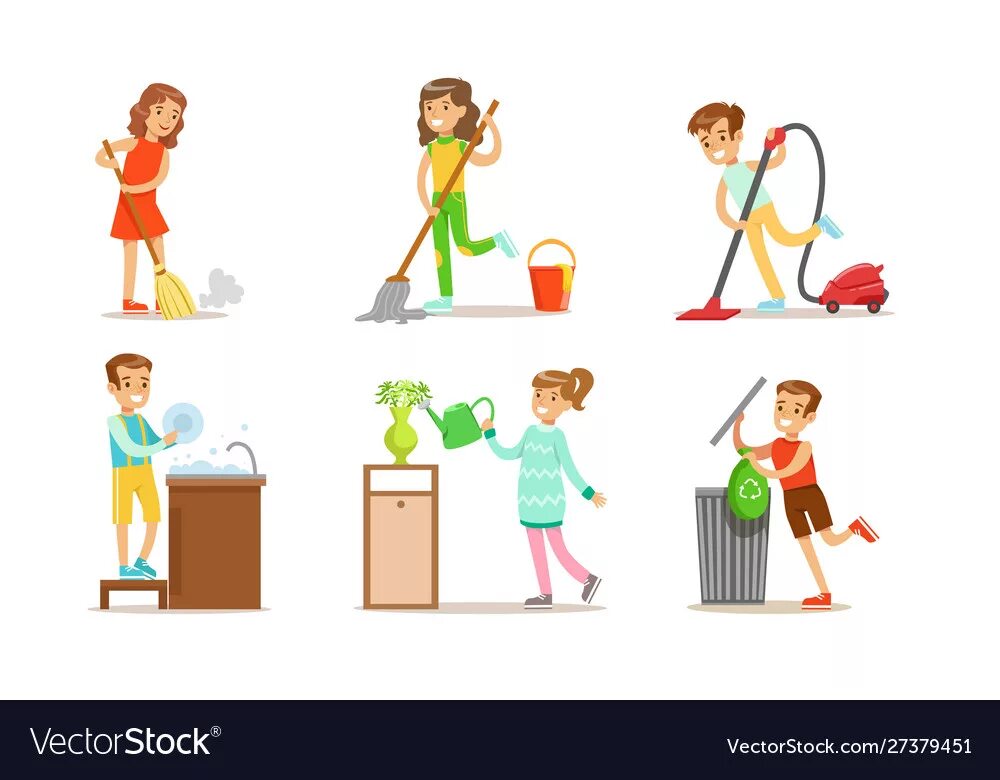 Helping with housework
