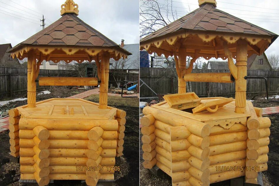 Деревянные срубы колодцев. Деревянный колодец. деревянные колодцы срубы. колодец шестигранный деревянный. сруб для колодца.
