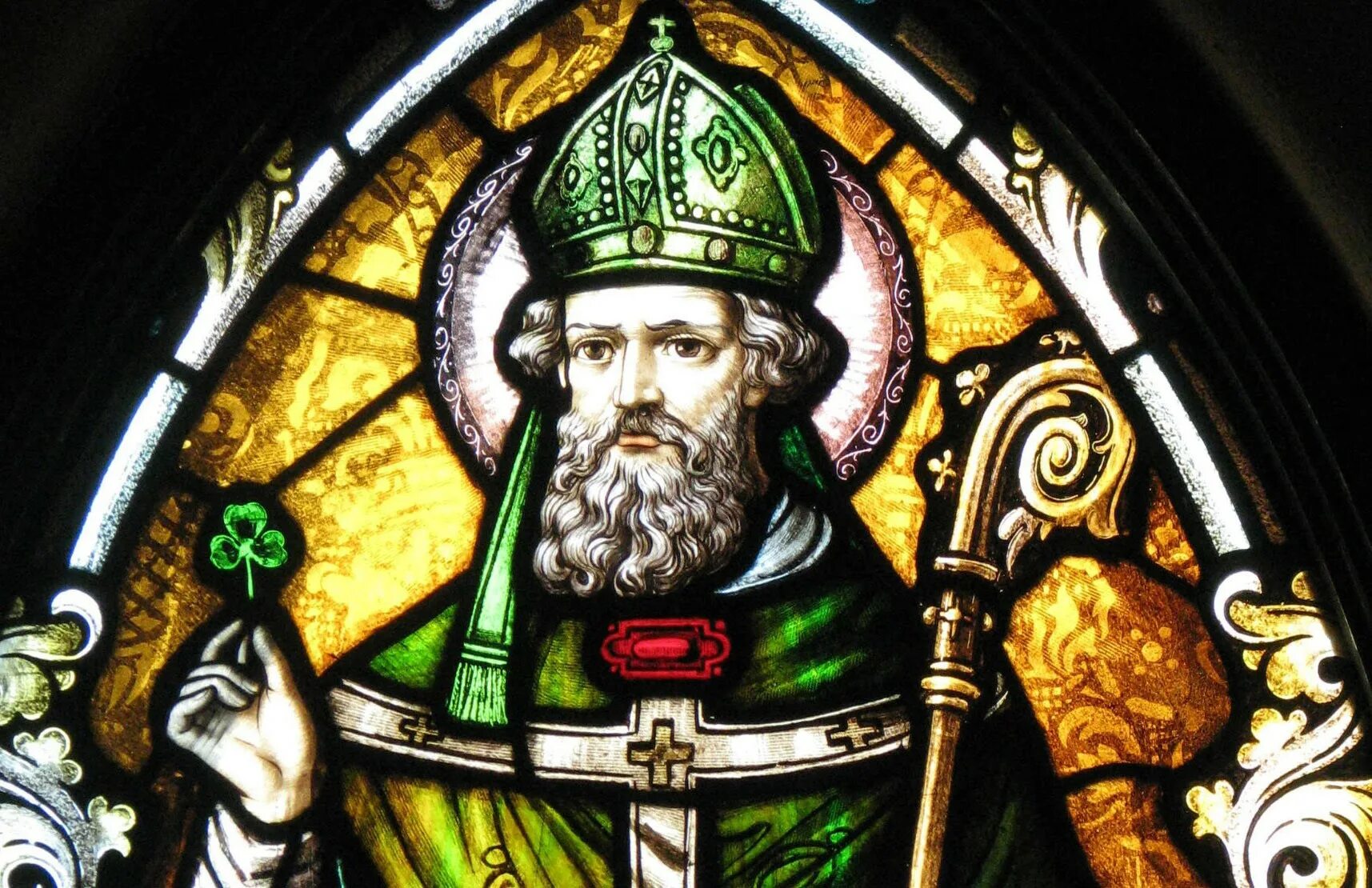 Святой Патрик ирландский. Северная Ирландия Святой Патрик. Святой Патрик покровитель Северной Ирландии. Святой Патрик икона.