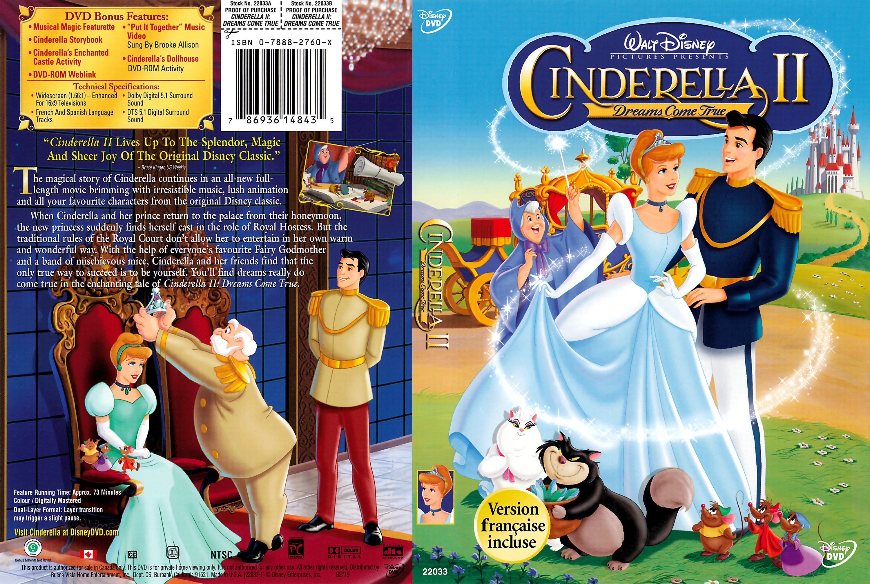 Disney DVD Cinderella 2. DVD Золушка Walt Disney. «Cinderella II: Dreams come true» rybuf. Золушка 2 мечты сбываются DVD.