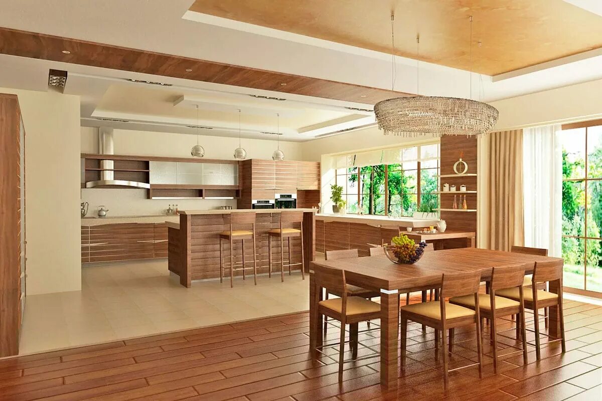 Дизайн большой кухни гостиной. Интерьер кухни в частном доме. Кухня-гостиная в частном доме. Кухня столовая. Кухни гостиные в частном доме.