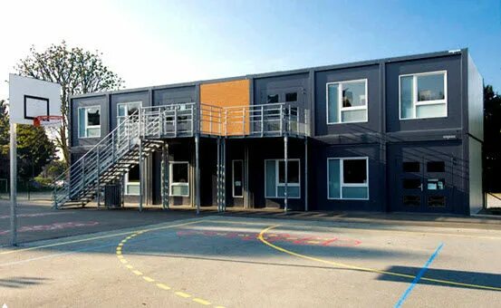 Module school. Modular school. prefab school.