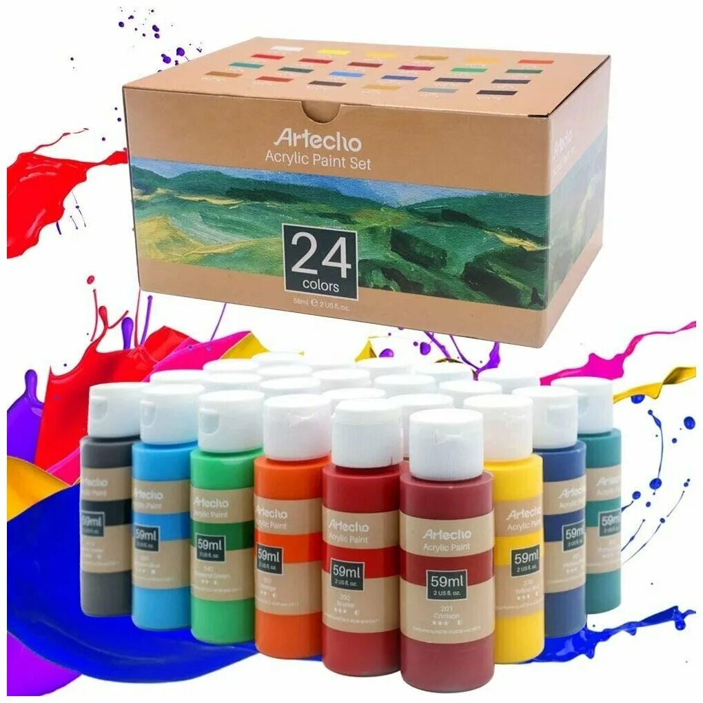 краски акриловые в баночках по 5 мл. акрил тюбики vista artista набор. русские компании по продаже красок. дизайнерские краски производители. акриловые краски оптом.