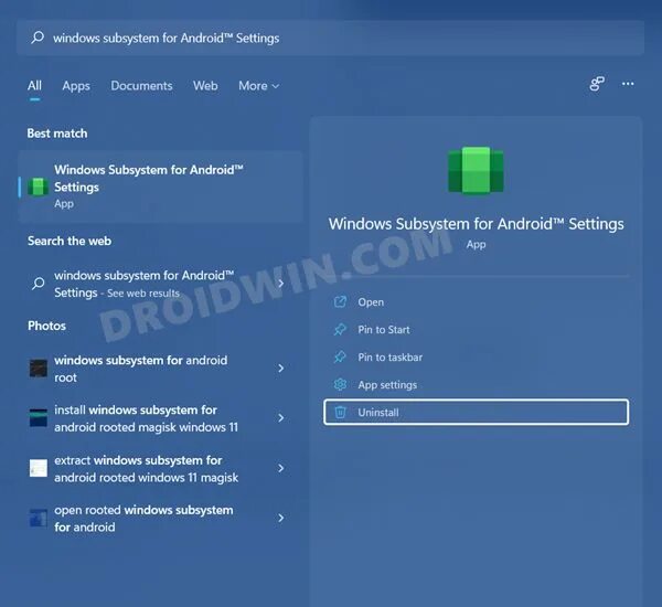 Windows subsystem for android tm. Windows subsystem for android tm