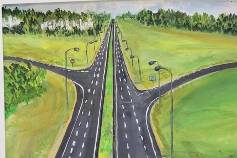 На картинке нарисованы города и дороги