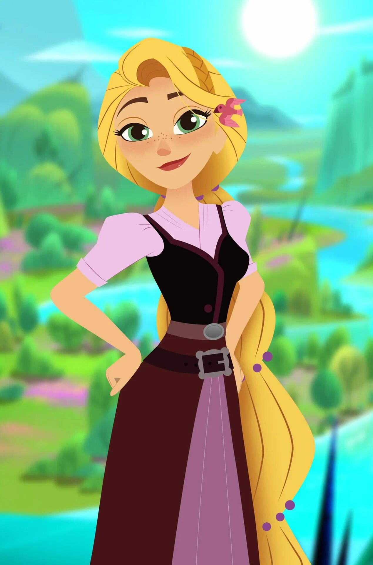 Tangled the Series Рапунцель.