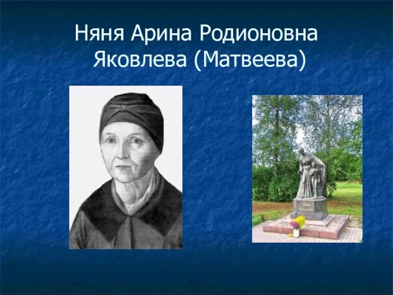 Жизнь няни пушкина. Портрет няни Пушкина Арины Родионовны.