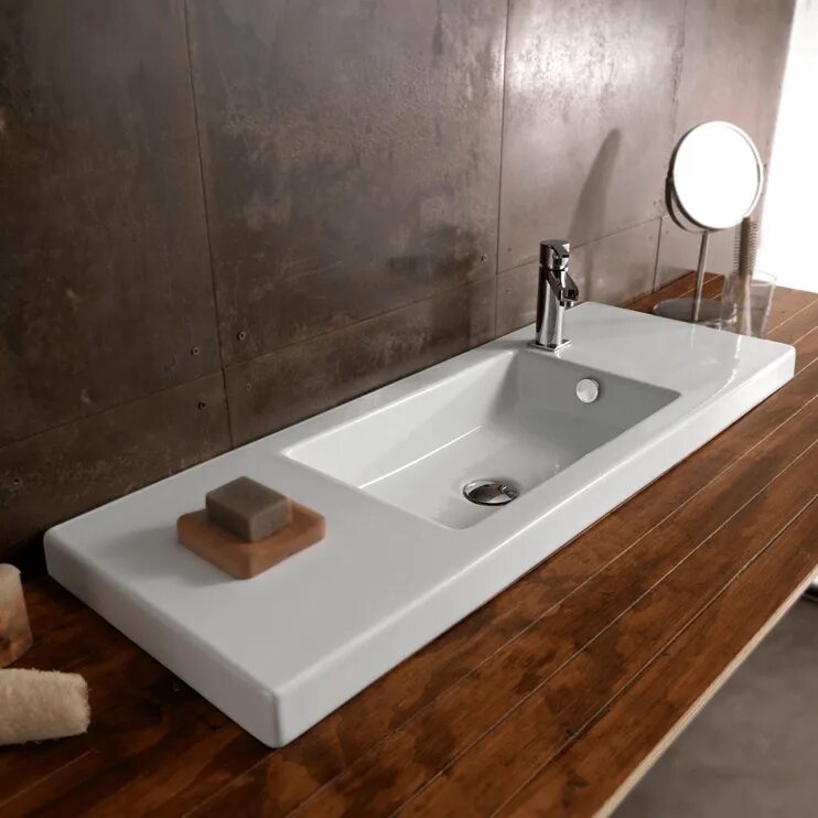 Раковины в ванную vitra. Duravit starck раковина. Раковина со столешницей. Столешница для накладной раковины. Мойка на столешницу в ванной.