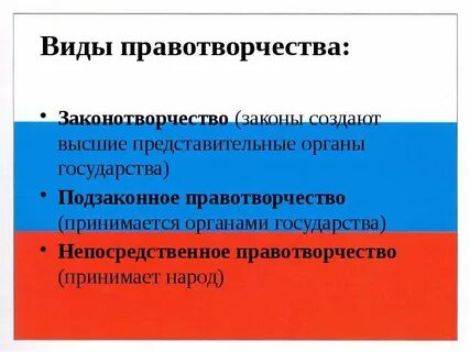 Законы правотворчества