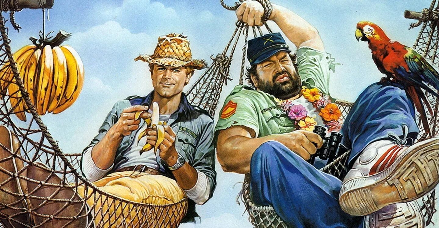 Find who calls. Bud Spencer и Теренс Хилл. Bud Spencer Terence Hill комедия. Найдёшь друга найдёшь сокровище.