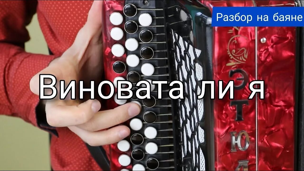 Научиться играть на баяне самостоятельно. Виновата ли я на баяне разбор. Баян с нуля. Уроки на баяне для начинающих. Уроки игры на баяне.