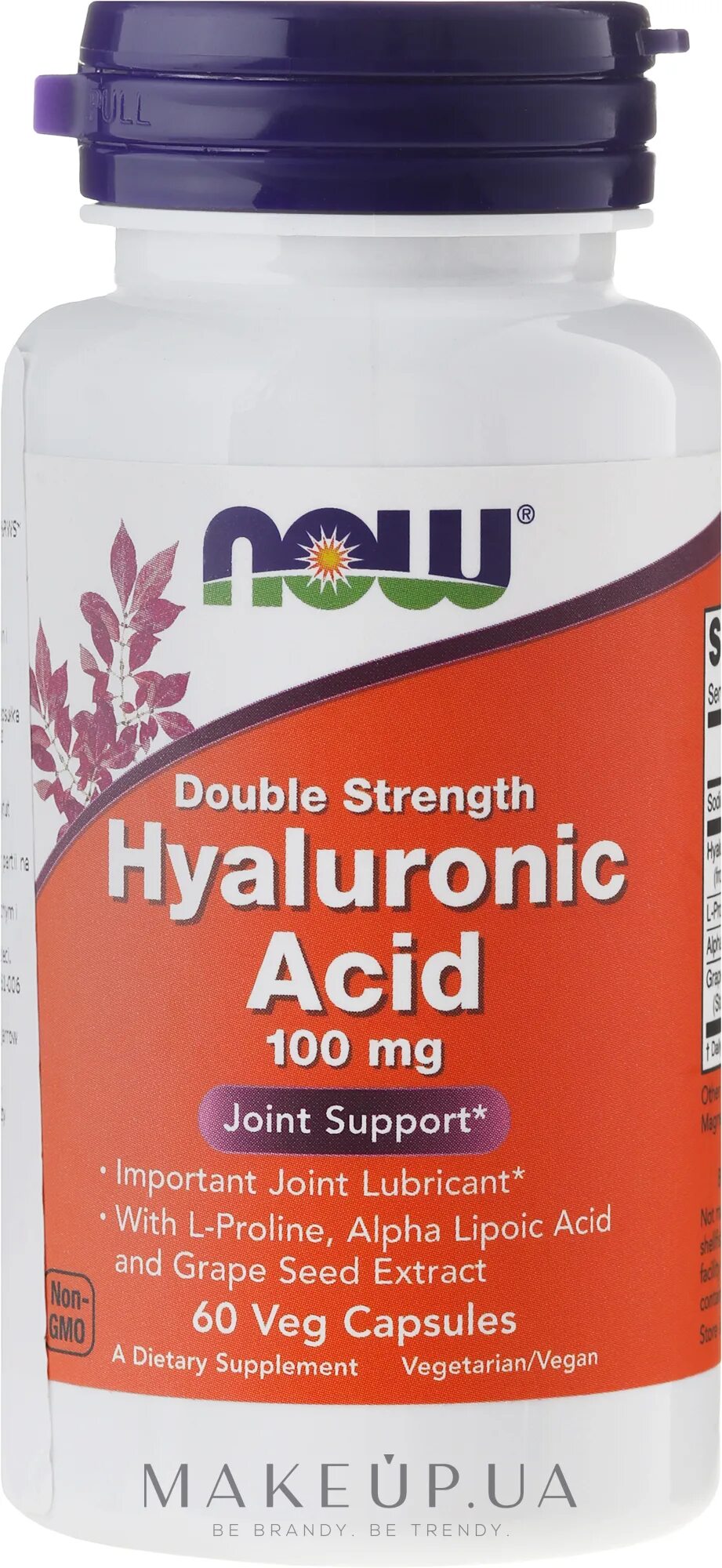 Now foods гиалуроновая кислота. Now Hyaluronic acid 100 MG, 120 капс.. Добавки с гиалуроновой кислотой. Гиалуроновая кислота 100 мг. Now strength