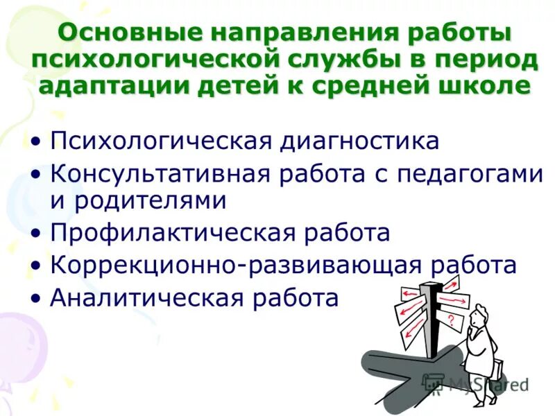психологическое сопровождение адаптации