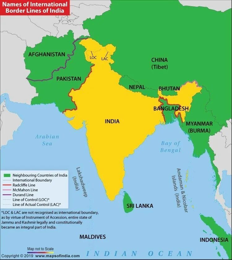 Где больше в китае или в индии. Карта Индия Пакистан Афганистан. Политическая карта Индии и Пакистана. Индия и Пакистан на карте. Граница Индии и Пакистана на карте.