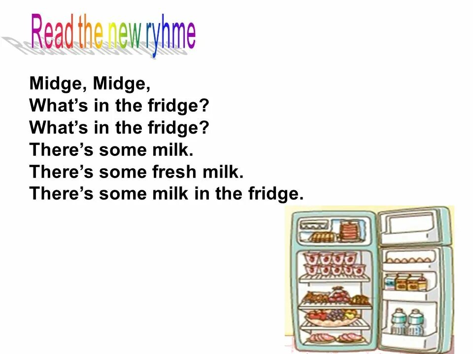 There is some butter in the fridge. There is some any Milk in the Fridge. Are there any Milk in the Fridge. There isn't Milk in the Fridge. There's some Milk in the Fridge.