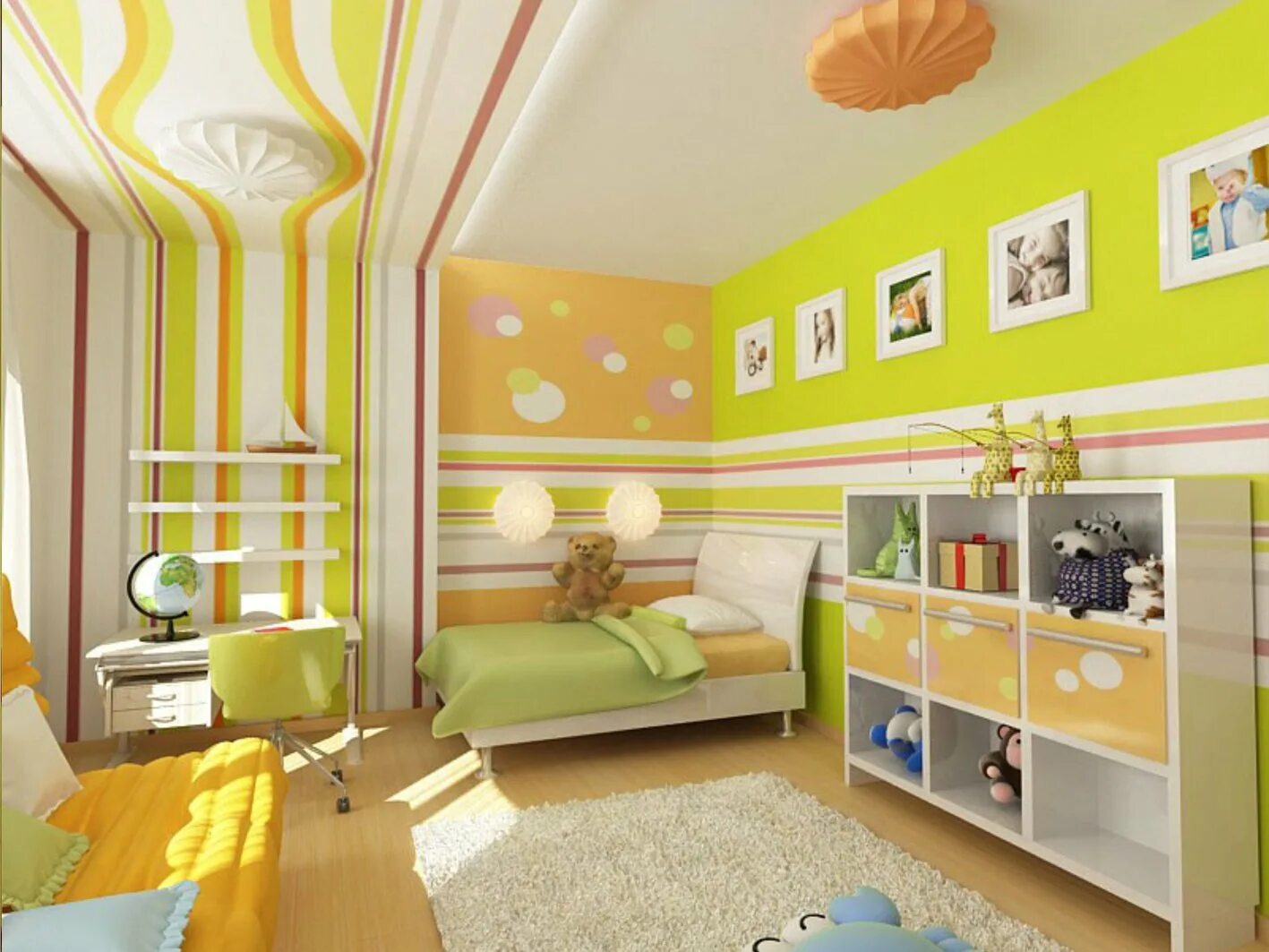 Интерьеры детства. Яркий интерьер детской. Яркие детские комнаты. Детские комнаты в ярких тонах. Идеи покраски стен в детской.