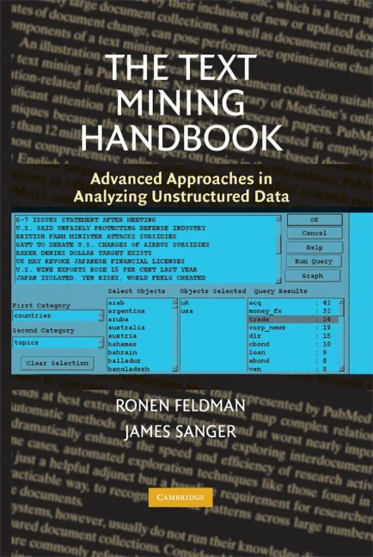 Mining book. The text Mining Handbook. Advanced text. Книга майнинга. Book text Mining Chart.