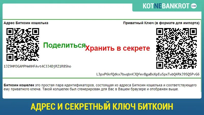 Крипта ключи