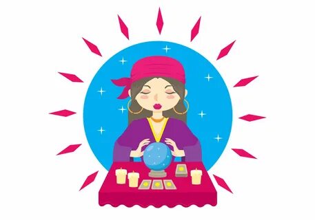 Download Fortune Teller character Illustration for free.