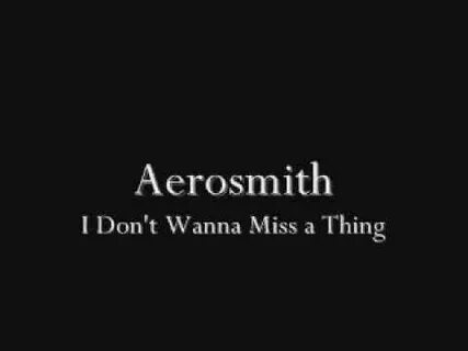 I don t wanna miss
