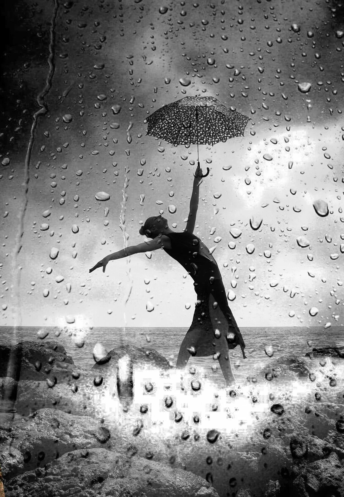 Капля грусти. Под дождем. Девушка под дождем. Танцующая под дождем. Дождь грусть.