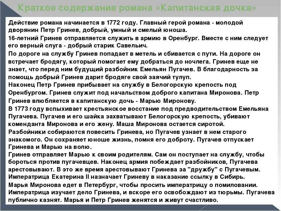 Краткое содержание 10 глав капитанской дочки. Капитанская дочка краткое содержание. Краткий пересказ Капитанская дочка. Кратки переказ Капитанская дочка. Сочинение по капитанской дочке 8 класс.