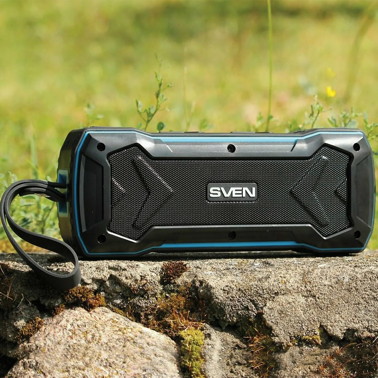 Колонка sven 220. Портативная акустика sven ps-220 black/blue. Sven ps-220 (sv-016470). Колонка sven 220. Колонка sven ps220 реальные фото.