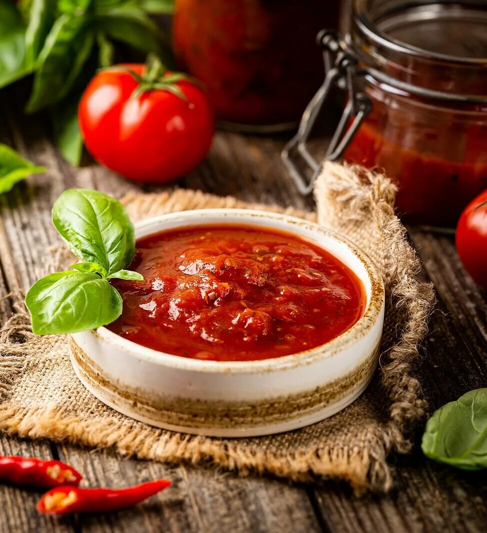Приготовление кетчупа. Самый вкусный томатный соус. Сацебели томатный. Домашний кетчуп. Соус с базиликом.