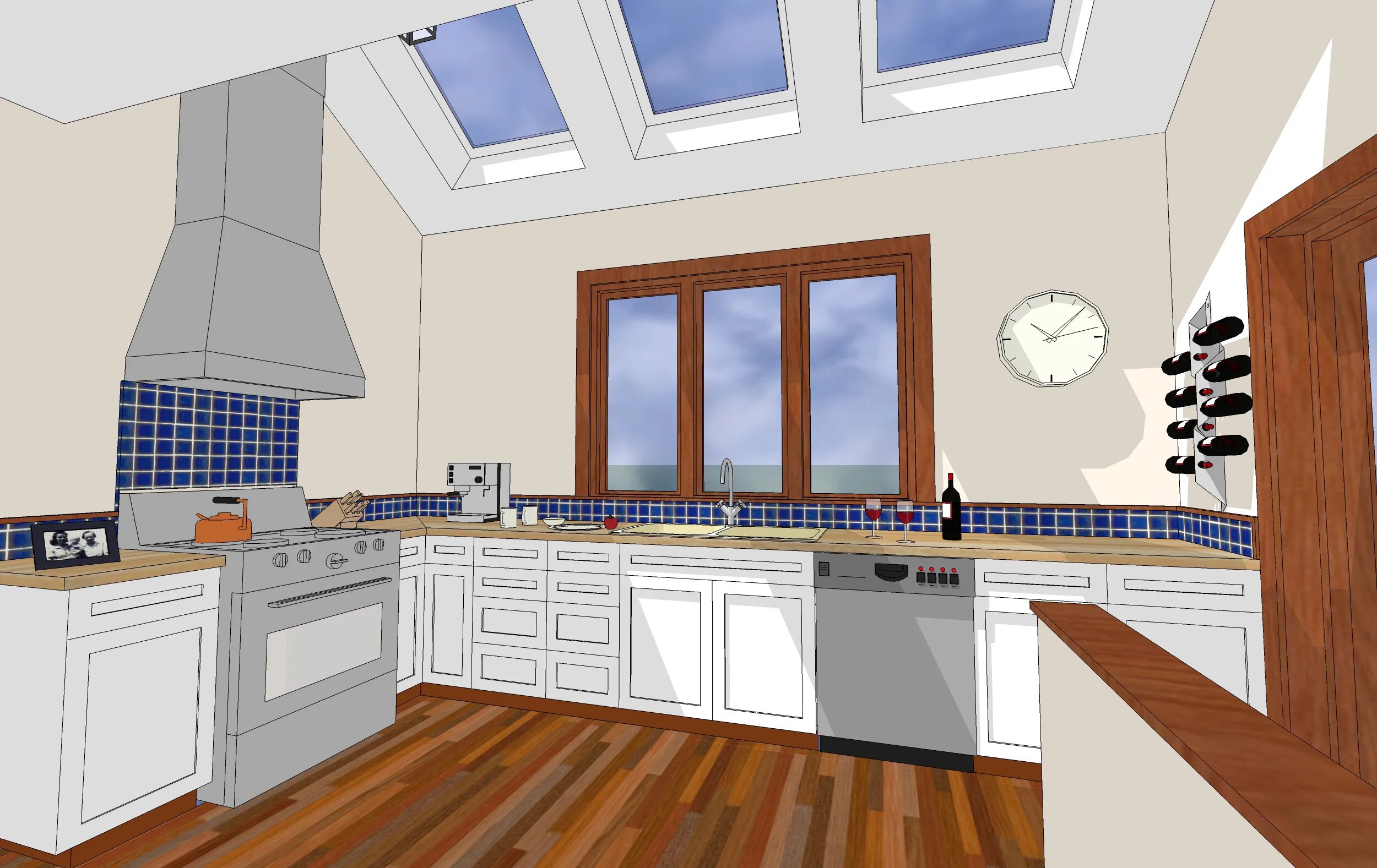 Окно скетчап. Кухня скетч ап. проект кухни в sketchup. кухня в скетчап. скетчап для дизайнеров интерьера.
