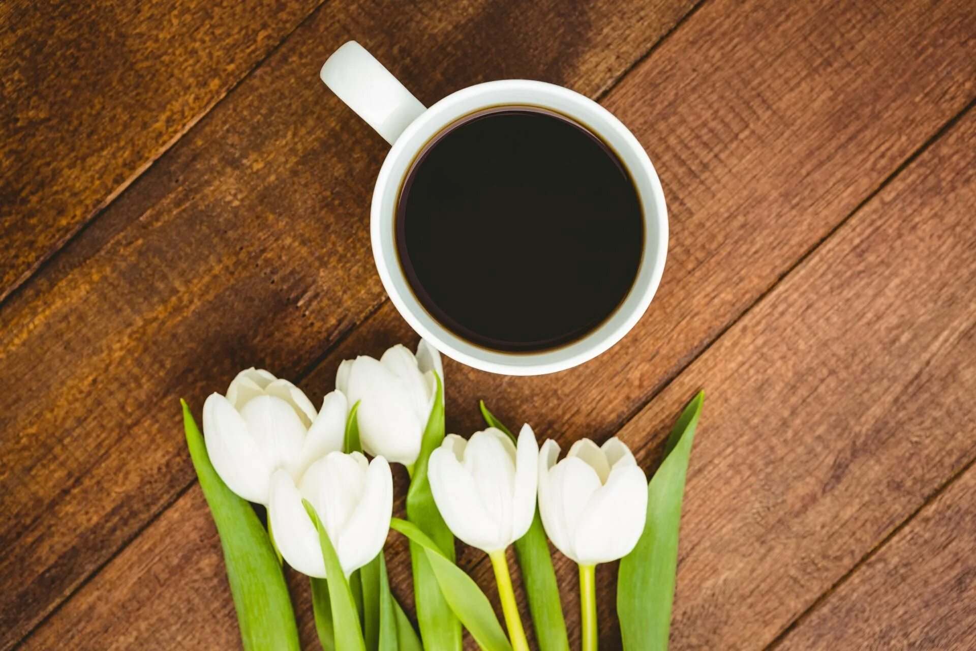 Кофе и цветы. Весенний кофе. ЧПШКА И белые тюльпаны. Тюльпаны и кофе. Кофе и тюльпаны картинки