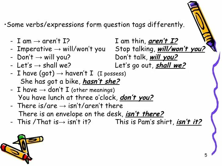 Aren t meaning