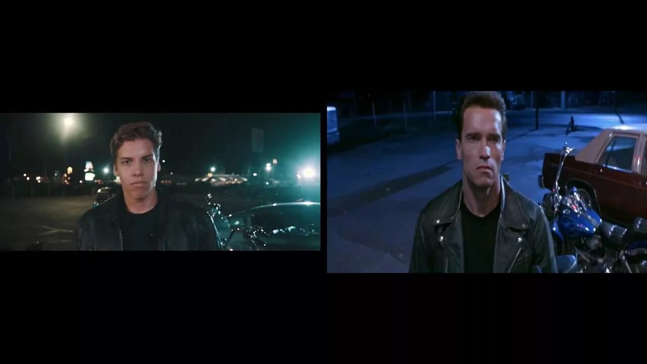 Терминатор 2 на мотоцикле. Terminator 2 Remake with Joseph Baena: Bad to the Bone.