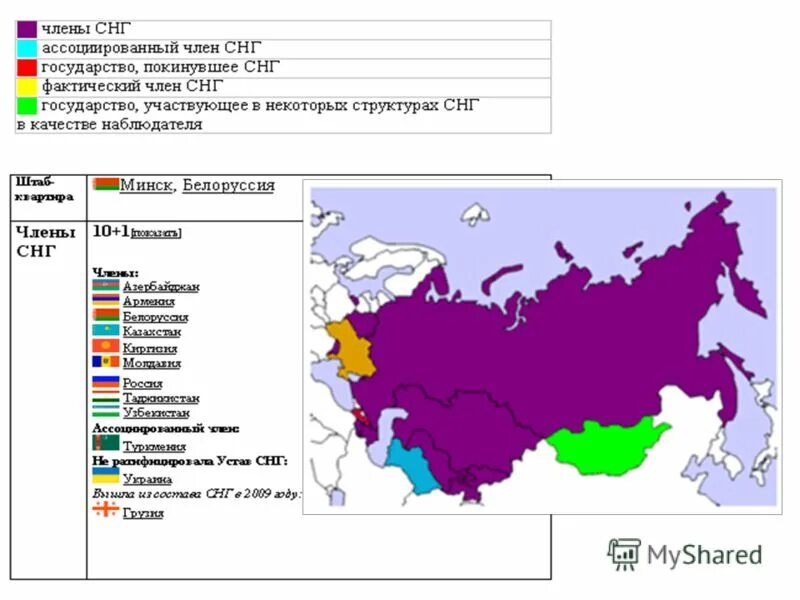 Чаты снг. Карта СНГ 1991. Содружество независимых государств карта. Страны СНГ список на карте.