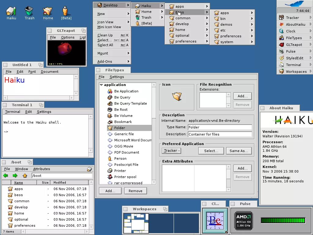 Haiku. Ос beos. haiku интерфейс. haiku os 2025.