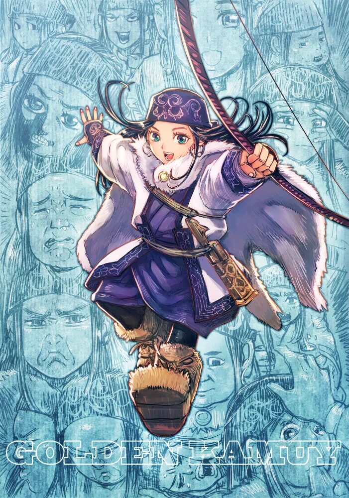 Watch ninja kamui. Асирпа Голден Камуи. Golden Kamuy Асирпа. Asirpa.