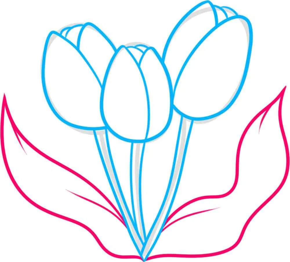 Как нарисовать тюльпан ребенку. Рисуем тюльпаны с детьми 3-4 лет. самые популярные цветы как нарисовать тюльпан. тюльпан по шагам в открытке. нарисовать тюльпан ребенку 2 класс.