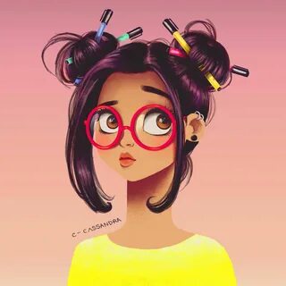 Прикольные нарисованные девушки