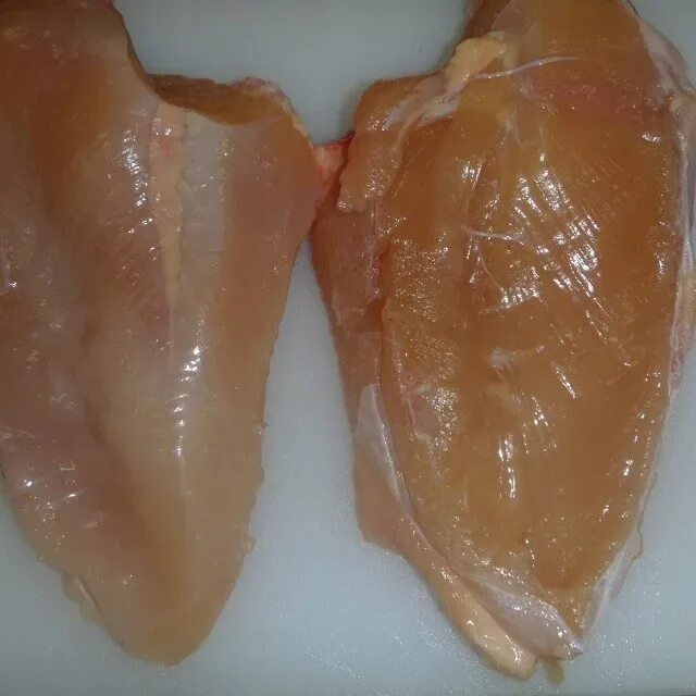 Цвет куриного филе