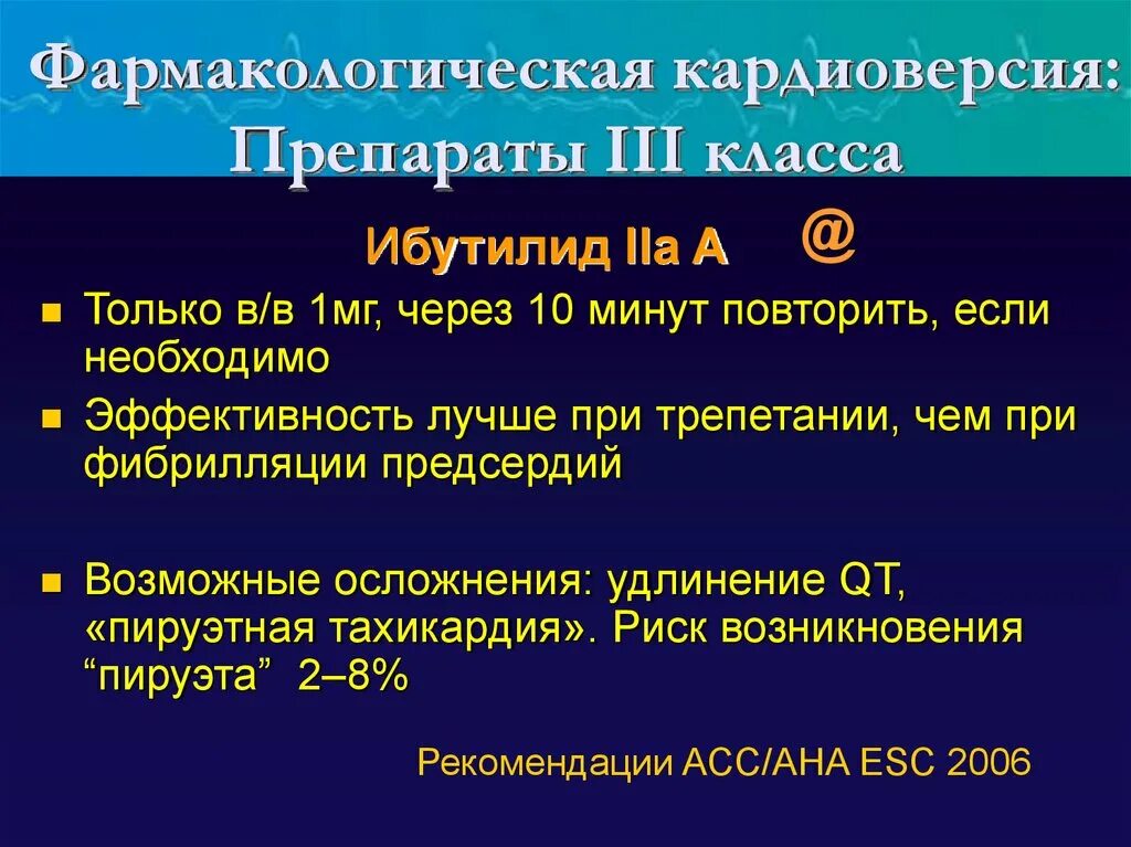 После кардиоверсии