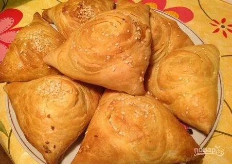 Самса из дрожжевого теста