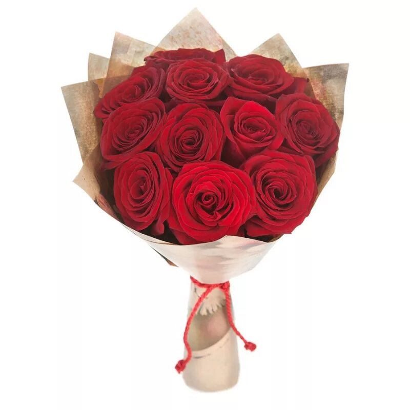 Букет из 11 красных роз. Букет из 11 роз "Red Naomi".