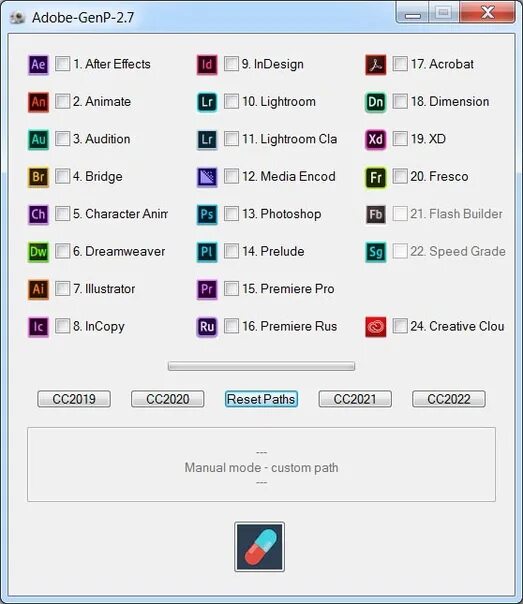 Genp adobe 2025. Genp. genp v2.7.0. версия v..