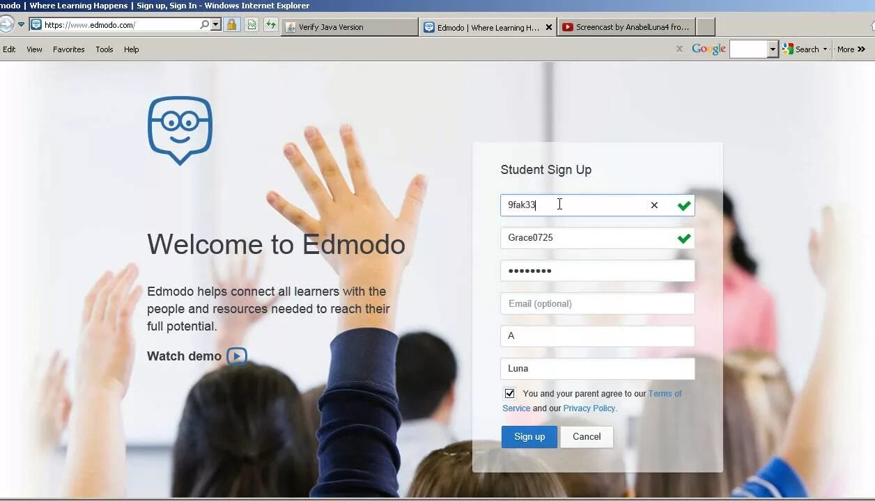 Edmodo. Welcome код