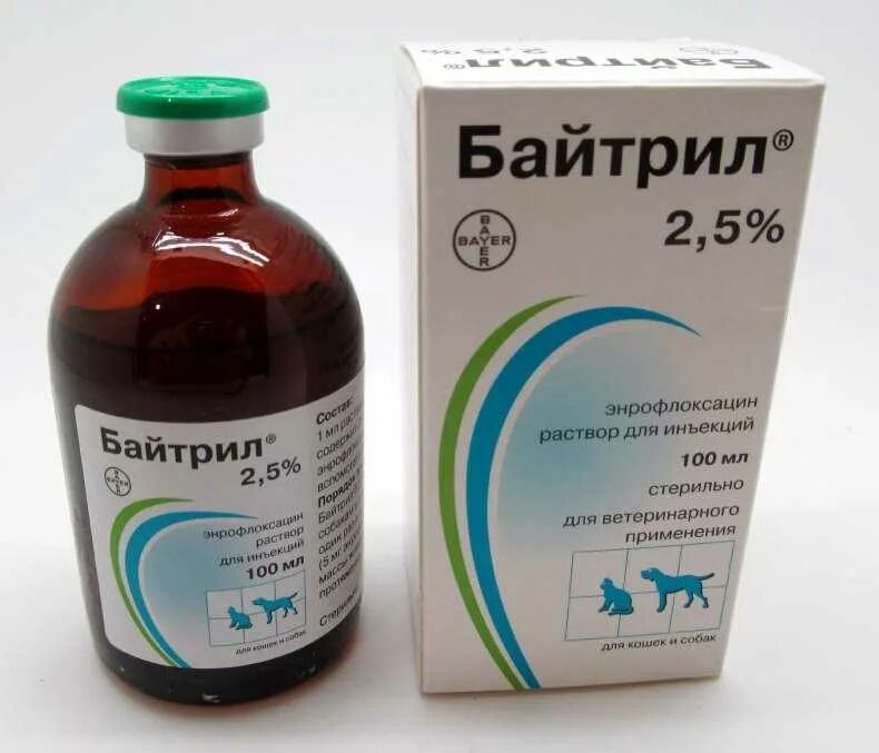 Энрофлоксацин байтрил 10. Байтрил 5 для кошек. Ветеринарный антибиотик байтрил. Байтрил 2,5 %.